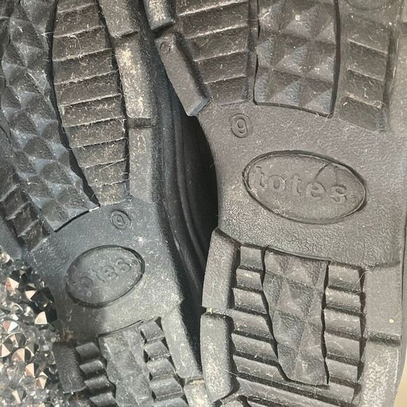 Totes Mike boots thermolite men’s winter snow black duck boots size 9M preowned - Picture 9 of 10